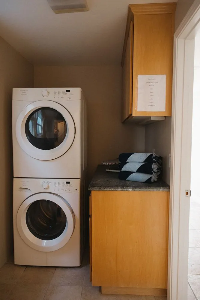 Washer and dryer