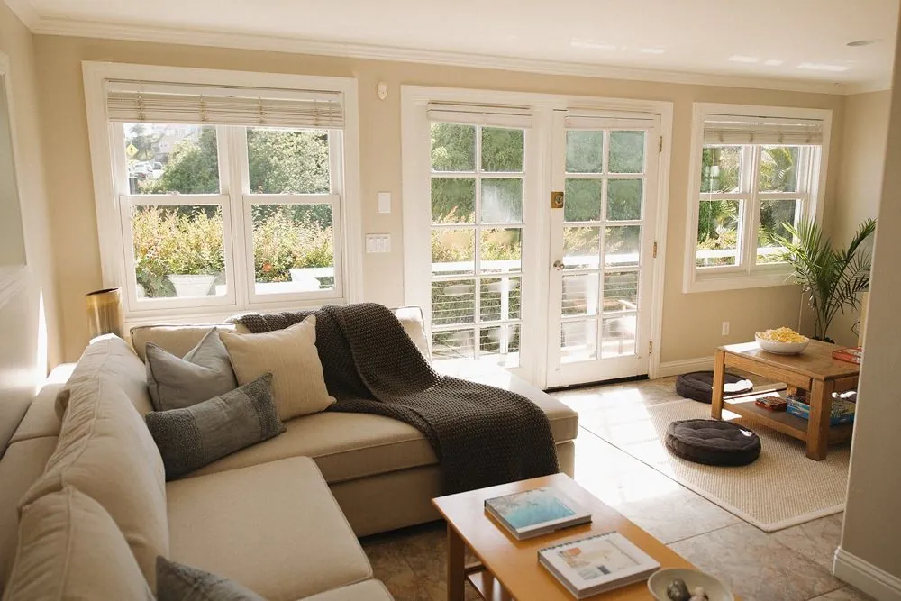 Lower living room sofa